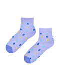 Cutecore Socks Purple and Blue Flowers