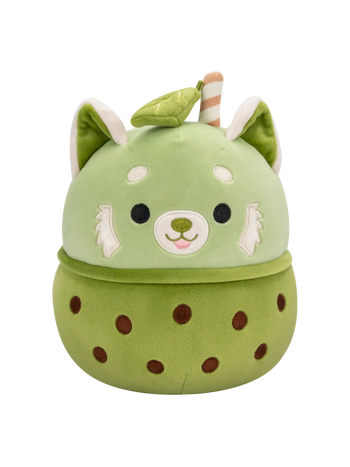 Squishmallows Eitan the Matcha Red Panda with Boba, 20 cm
