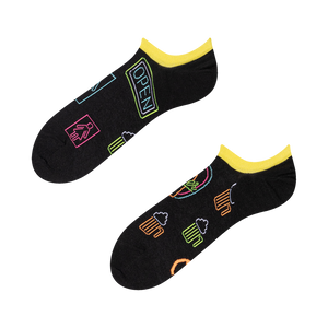 Sneaker Socks Neon Beer