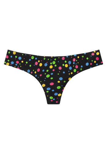Women's Brazilian Panties Neon Dots