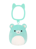 Squishmallows Clip-On Belinda the Teal Bear, 9 cm