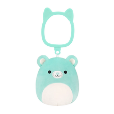 Squishmallows Clip-On Belinda the Teal Bear, 9 cm