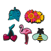 Shoelace charms Garden 5-pack