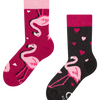 Kids' Socks Flamingos & Hearts