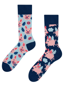 Regular Socks Flying Pigs