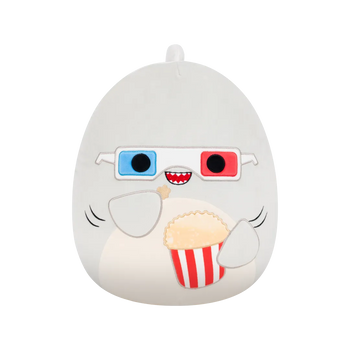 Squishmallows Gordon the Grey Shark with Popcorn, 35 cm