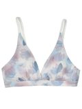 Women's Traceless Triangle Bralette Morning Petals
