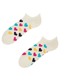 Sneaker Socks Colorful Hearts