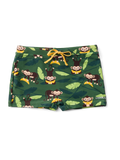 Kids' Elastic Swim Shorts Monkey in the Jungle