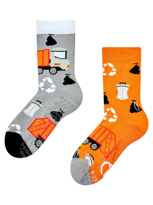Kids' Non-slip Socks Garbage Truck