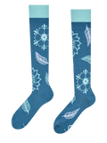 Knee High Socks Mandala & Leaves