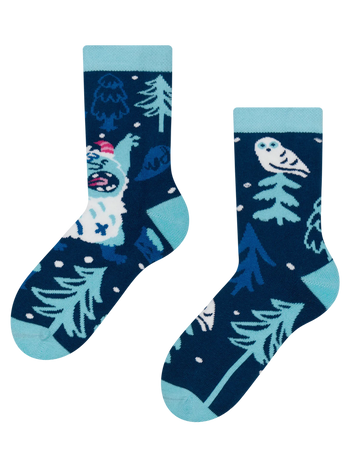 Kids' Warm Socks Forest Yeti