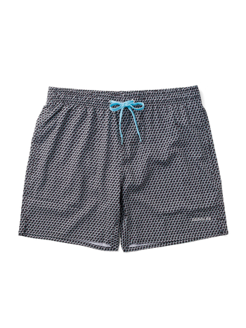Men's Swim Shorts Gray Geometry