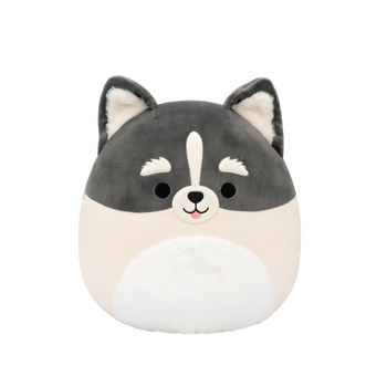 Squishmallows Paolo the Grey and White Pomsky, 30 cm