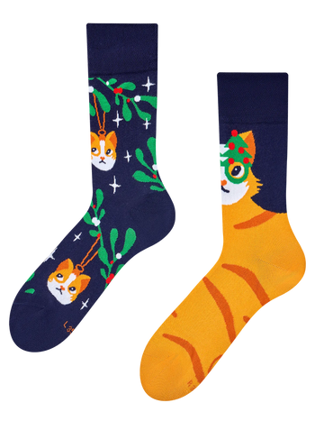 Regular Socks Christmas Cat