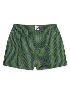 Pastel Green Men's Pattern Boxer Shorts
