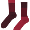 Warm Socks Maroon Tri-color