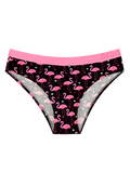 Women's Modal Briefs Flamingos & Hearts