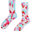 Regular Ribbed Socks Funky Flowers