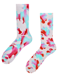 Regular Ribbed Socks Funky Flowers