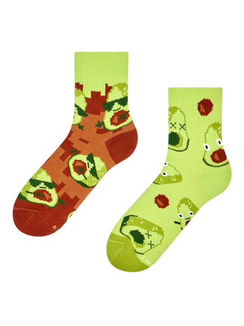 Crew Socks Pixel Avocado