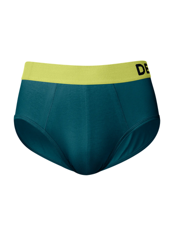 Teal & Yellow Men's Briefs