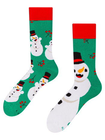 Warm Socks Mr & Mrs Snowman
