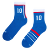 Ribbed Mid Calf Socks French Football Legend