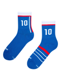 Ribbed Mid Calf Socks French Football Legend