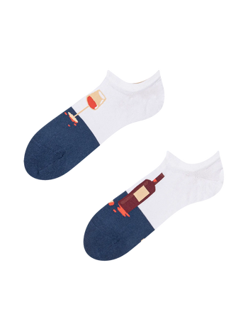 Sneaker Socks Bottle of Wine
