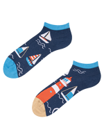 Ankle Socks Lighthouse & Sailboats