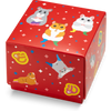 Square Gift Box Dancing Hamsters