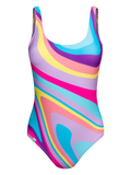 Women's One-Piece Swimsuit Colour Waves
