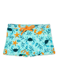 Kids' Elastic Swim Shorts Sea Crab