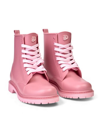 Powder Pink Women's Rain Boots