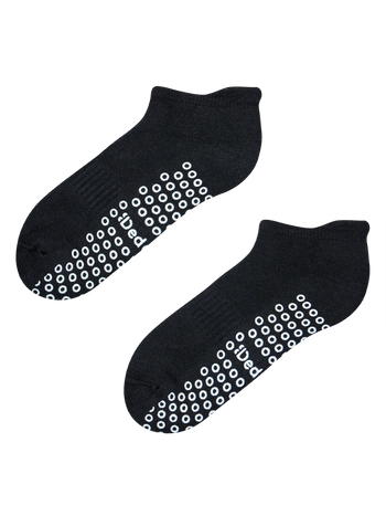 True Black Pilates & Yoga Socks