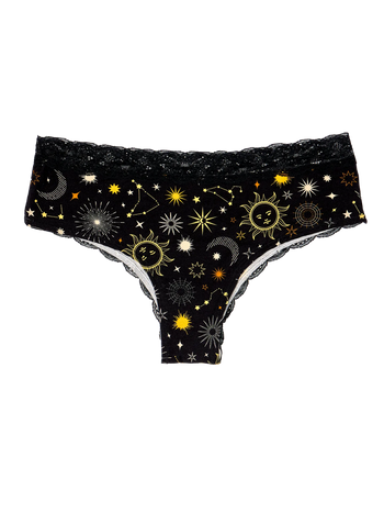 Women´s Lace Briefs Zodiac Sky