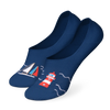 No Show Socks Lighthouse & Sailboats