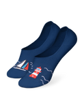 No Show Socks Lighthouse & Sailboats