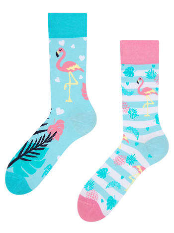 Regular Socks Love Flamingos