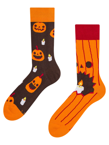 Regular Socks Pumpkin & Candles