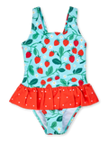 Girls' Swimsuit Little Strawberries