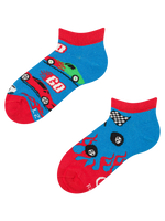 Kids' Ankle Socks Fast Cars