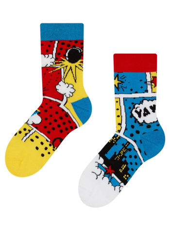 Kids' Socks Colorful Comics