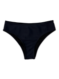 True Black Midwaist Bikini Briefs