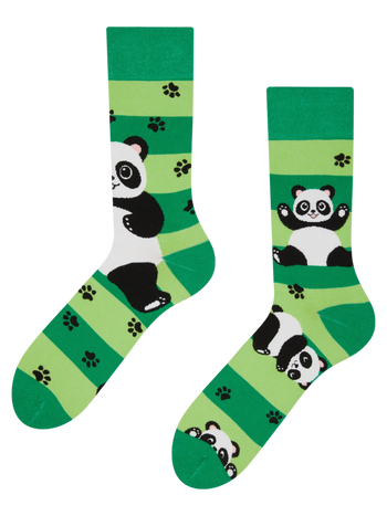 Regular Socks Panda & Stripes