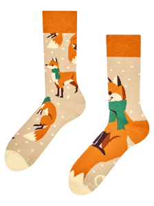 Warm Socks Fox with Scarf