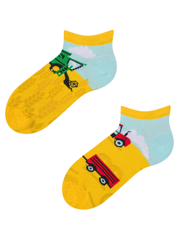Kids' Ankle Socks Tractor