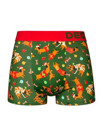 Shortened Men's Trunks Dachshund & Presents