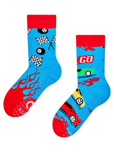 Kids' Non-slip Socks Fast Cars